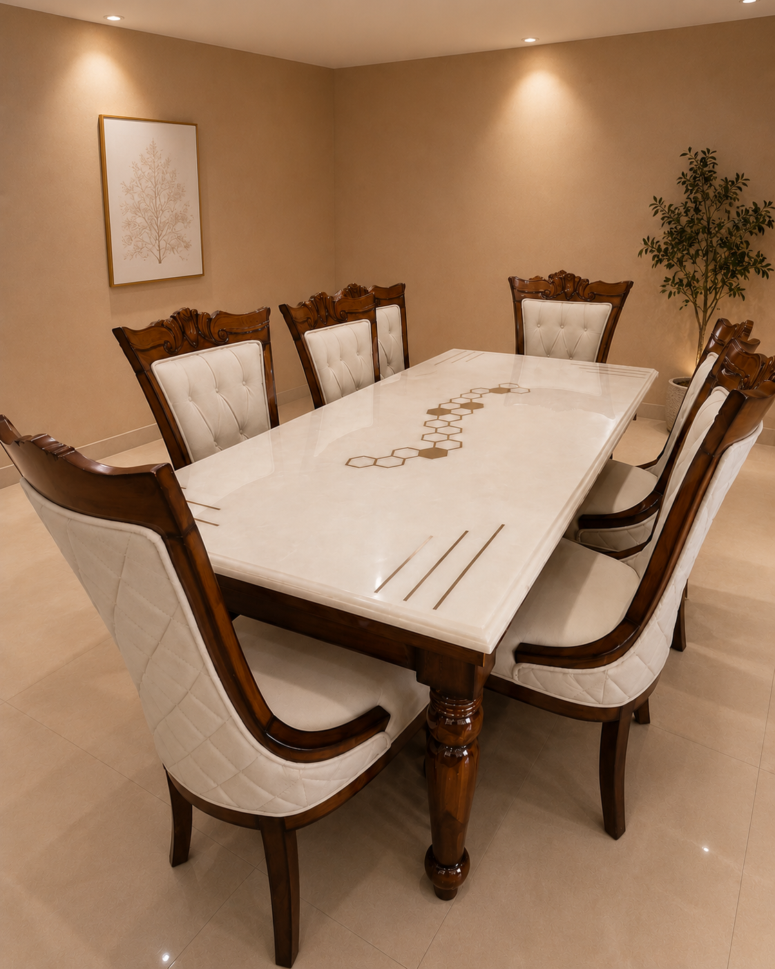 Elegant Dining Room Table Set